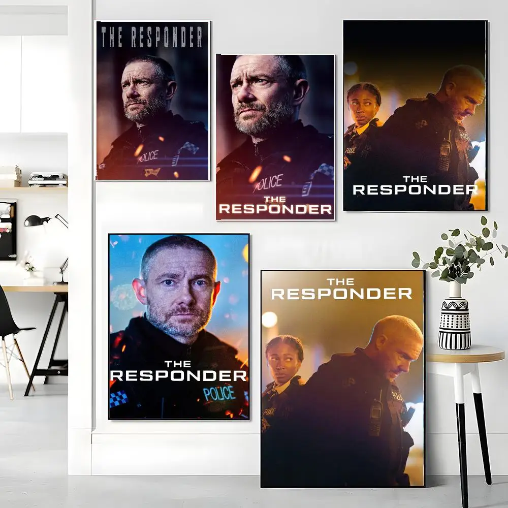 tv series T-The Responder-R Painting Calligraphy Artwork for Living Room Bedroom Office Home Decor