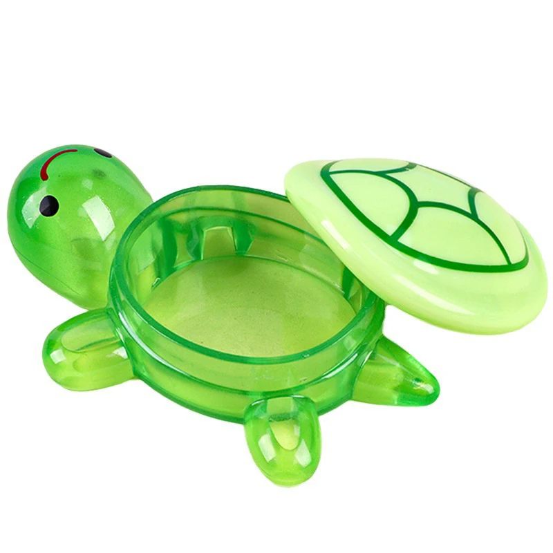 Boîte de rangement de tortue lumineuse, décoration de maison, artisanat en résine, petite tortue scintillante, mallette de rangement de jouets, décoration d'ornements
