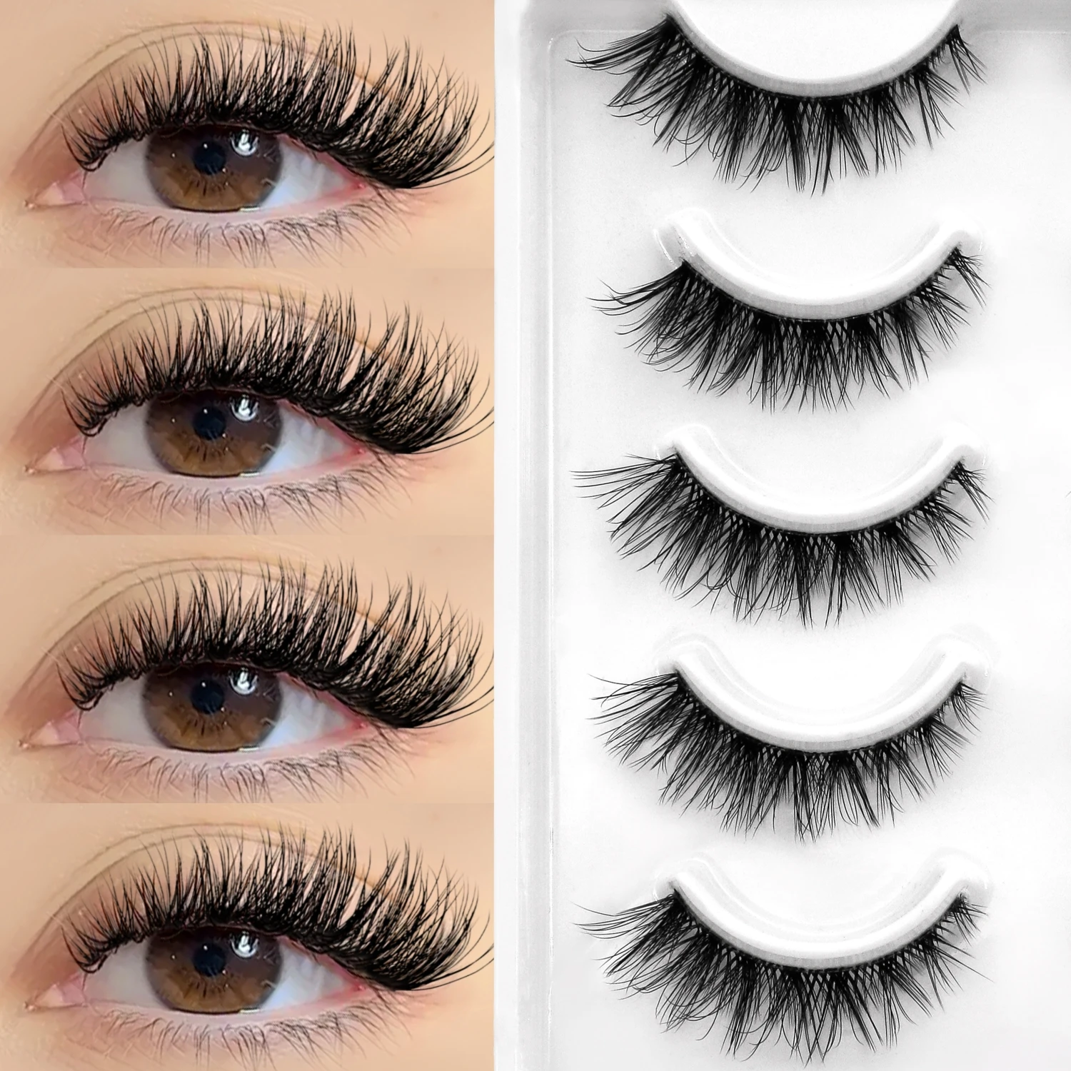 ヴェルトリア ナチュラルアイラッシュ ナチュラルフェイクラッシュ クリアバンドラッシュ つけまつげ ウィスピーラッシュ ナチュラルアイラッシュ メイクアップ