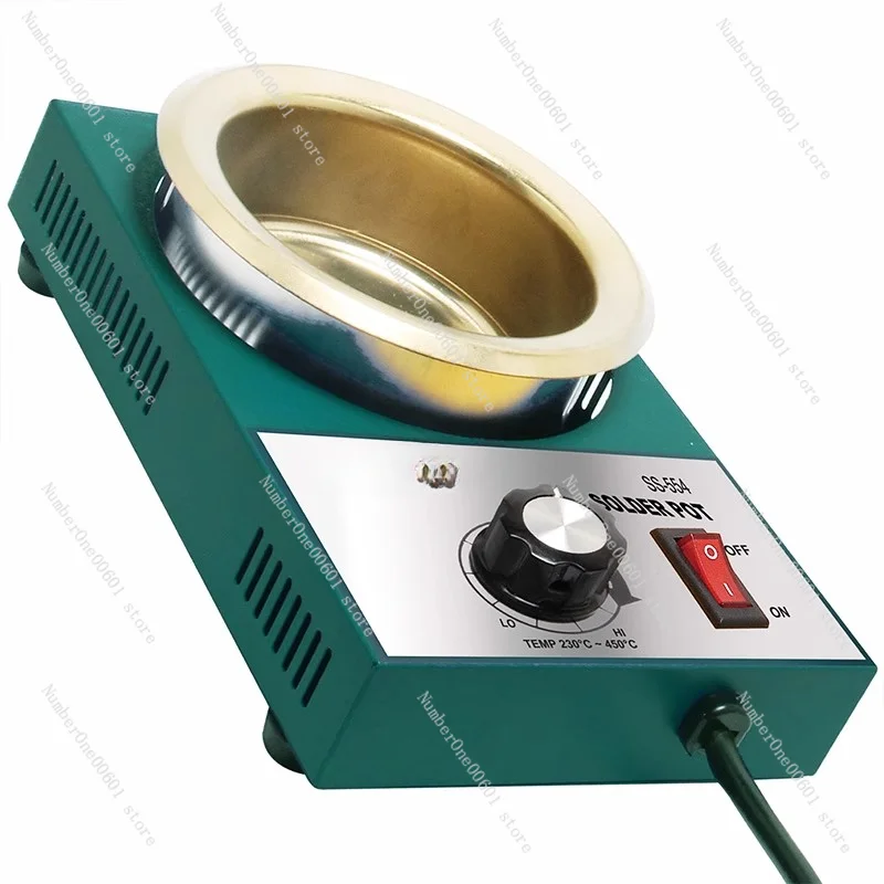 Tin Pot Melting Tin Furnace, Small Lead-free, Environmentally Friendly, Adjustable Temperature Immersion Tin Furnace