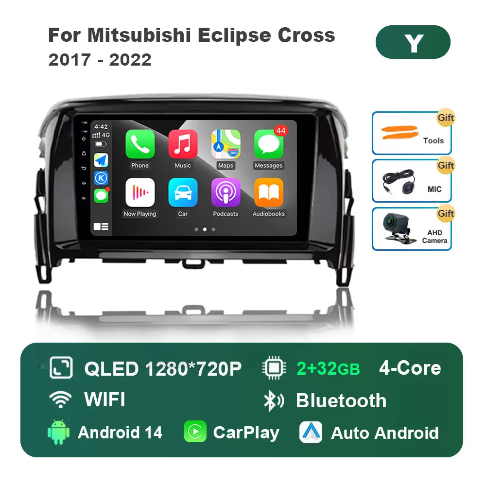 KJ-NAVI Für Mitsubishi Eclipse Cross 2017 - 2022 Auto-Radio-Multimedia-Player Android 16 System DSP Stereo WiFi GPS Navi 4G BT Auto-Tools 8
