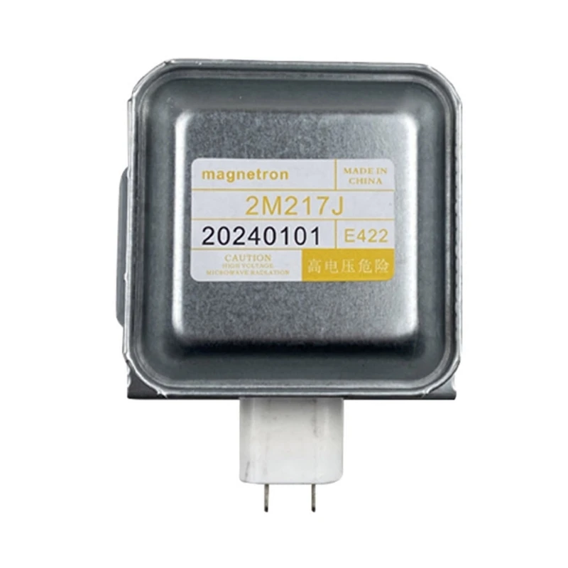 Horno microondas eficiente, magnetrón, tubo horno microondas 2M217J, tubo calentamiento electrónico, textura Metal,