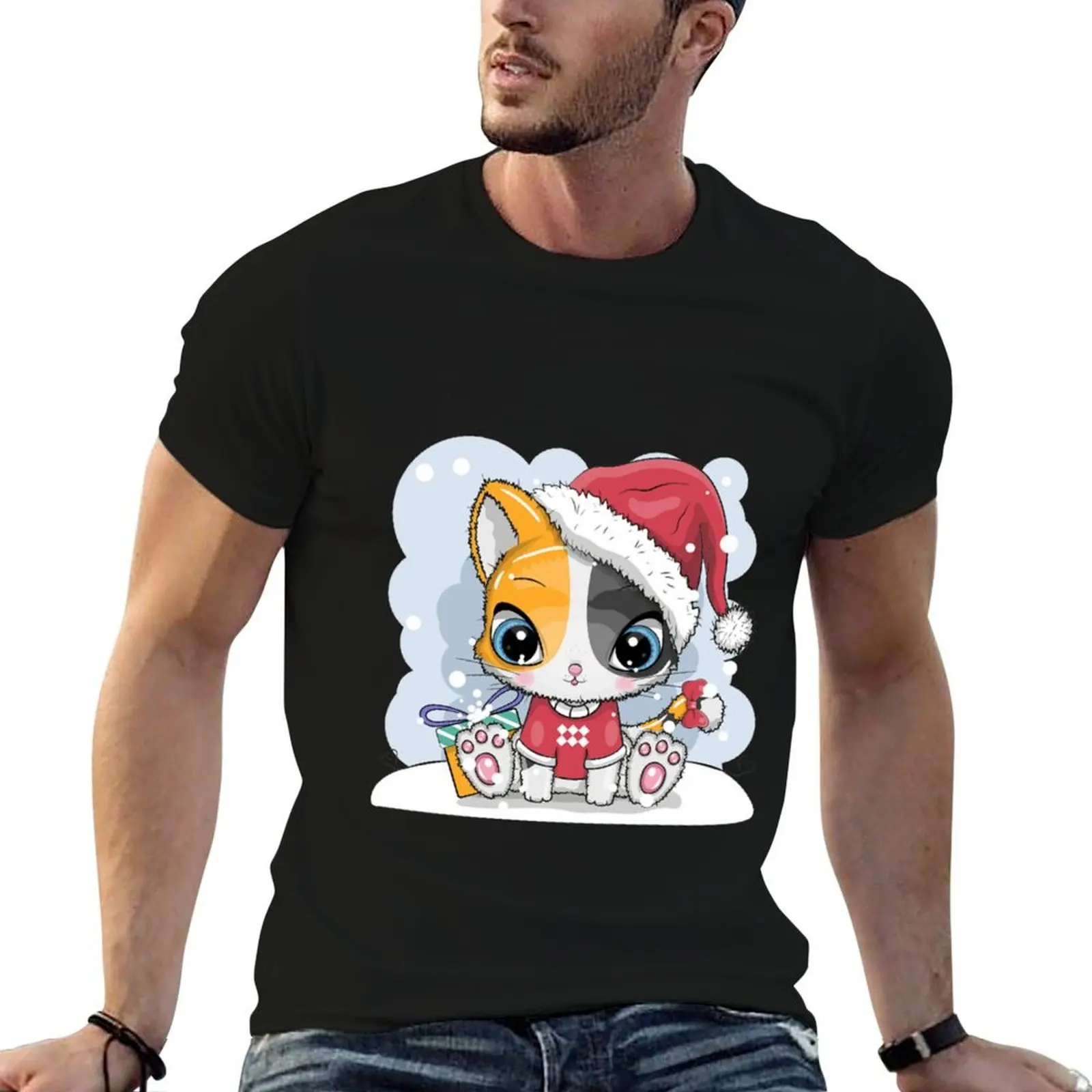 

Christian cat 2021 T-Shirt t shirts for man graphic vintage cotton t shirts high quality T-Shirt