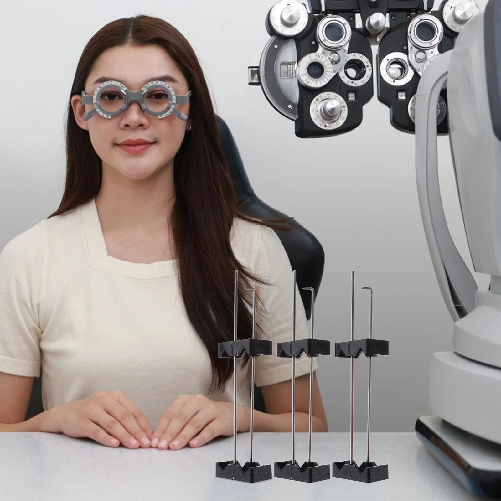 

3pcs Lens Dyeing Tool Plastic Tint Holder Glasses Eyeglasses Coloring Clip Dyeing Shelf Printing Tool High Quality Smooth