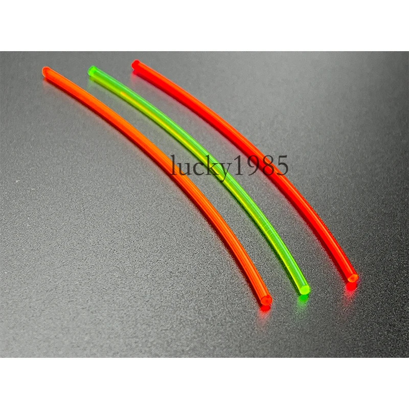 Fibra óptica de 4 pulgadas para mira frontal, accesorio de vista de arco compuesto, color rojo/Verde/naranja, 1,5mm, 2,0mm, 2,5mm, 3,0mm