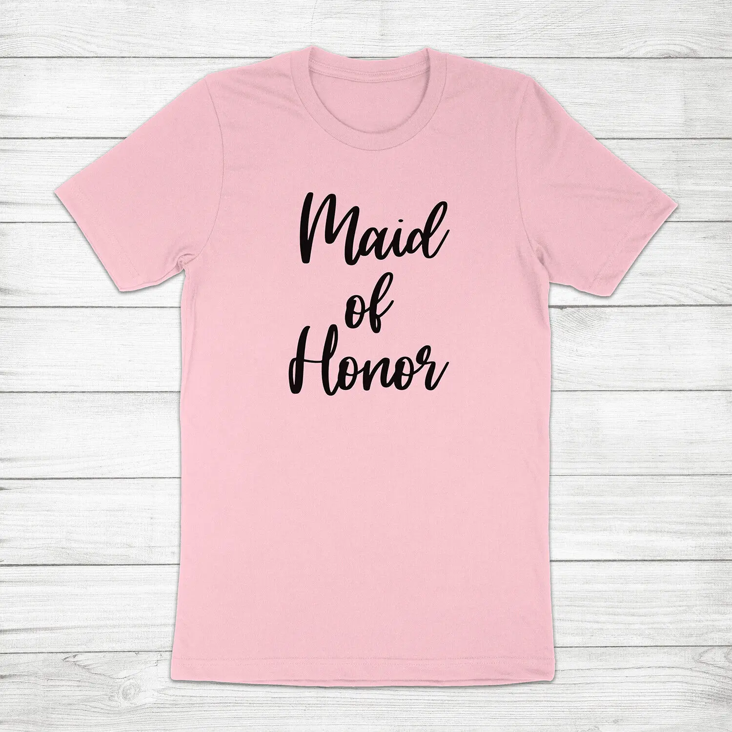 

Maid of Honor Proposal Ask Bridesmaid Bridal Party Best Friend Gift Tee T-Shirt