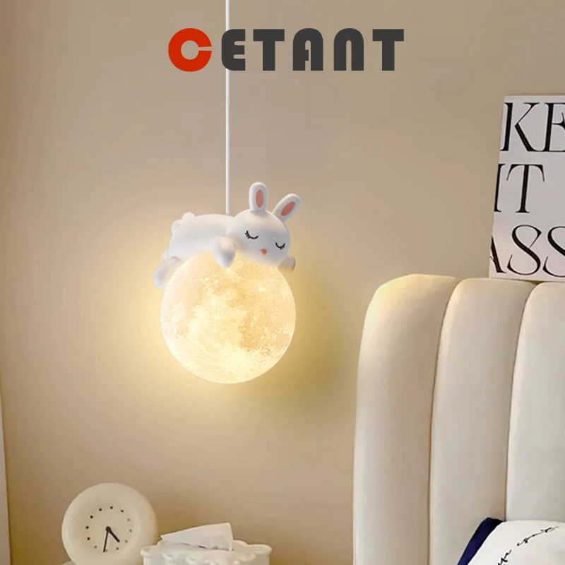 Nordic LED Wall Sconces for Kids Room, Rabbit Besr, Lâmpada de parede infantil, G9 Lâmpada, Pendant Light, Bedside, Study, Berçário, Iluminação do quarto