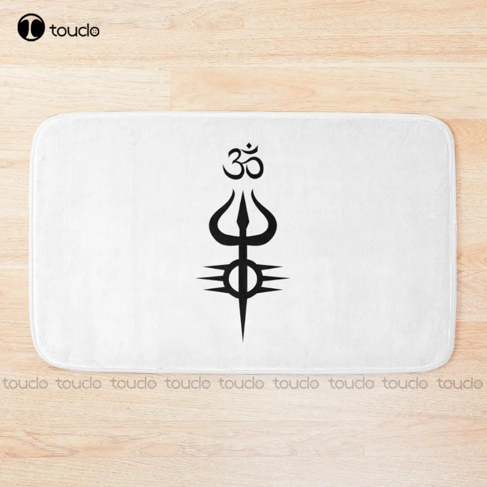 Shiva Symbol Shiva The Destroyer, Symbols, Mythology Bath Mat Bathrugs For Bedroom