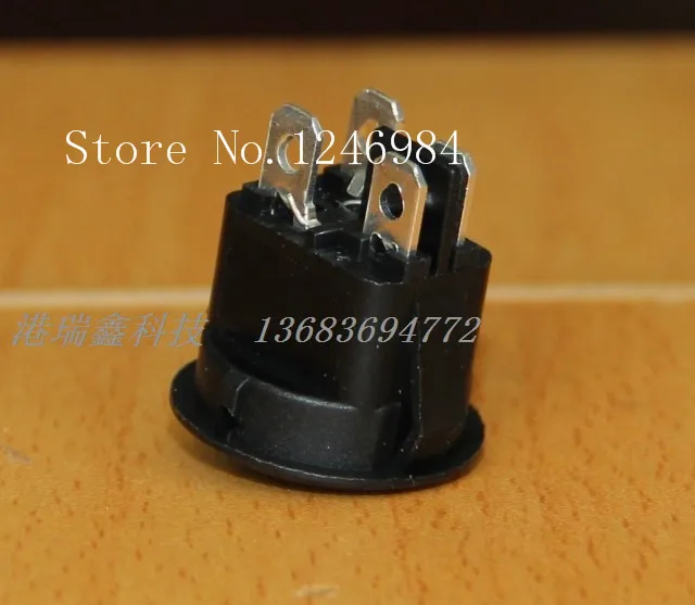 [SA]M20.5 Power Switch RLEIL Rocker Round Rocker Switch AC 220V Green Dual RL3 RL3-4 4PIN ON-OFF --50pcs/lot