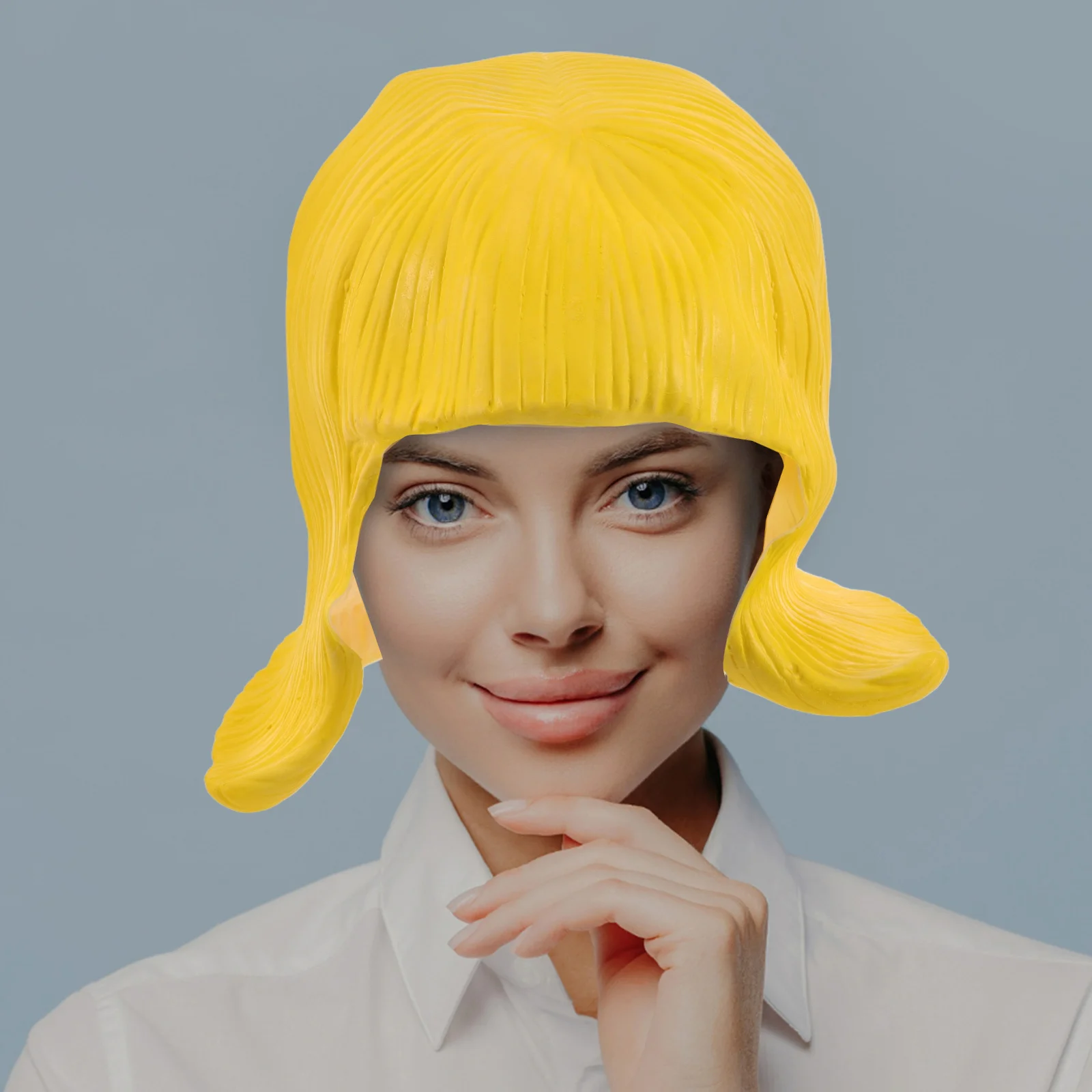 ショートスタイル女性カラーコスプレヘアピース軽量快適なハロウィーンパーティーコスチュームアクセサリー