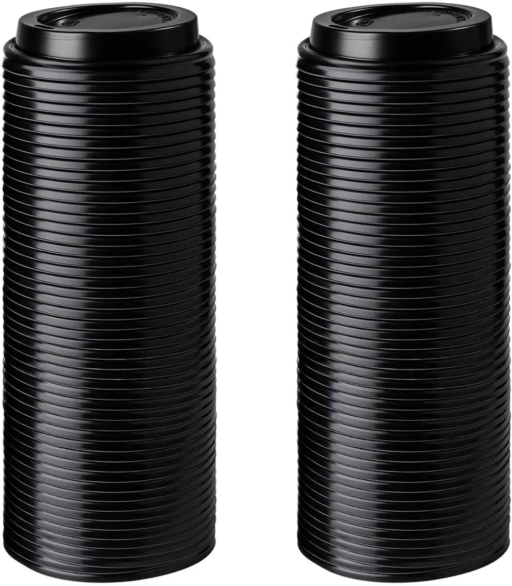 

[200 PACK LIDS] Lids For 12,16,20 Ounce Paper Hot Cups - Coffee Cup for Espresso, Cold, or Hot Drinks, Tea, Coffee, Hot