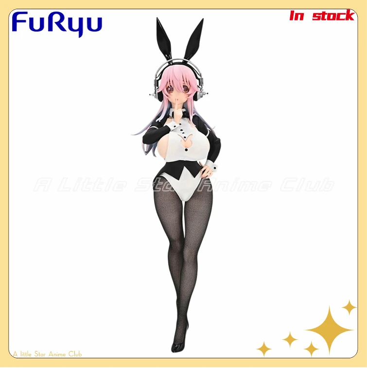 FuRyu BiCute Bunnies Figure SUPER SONICO New Bunny Girl Toys Model Gift Collection