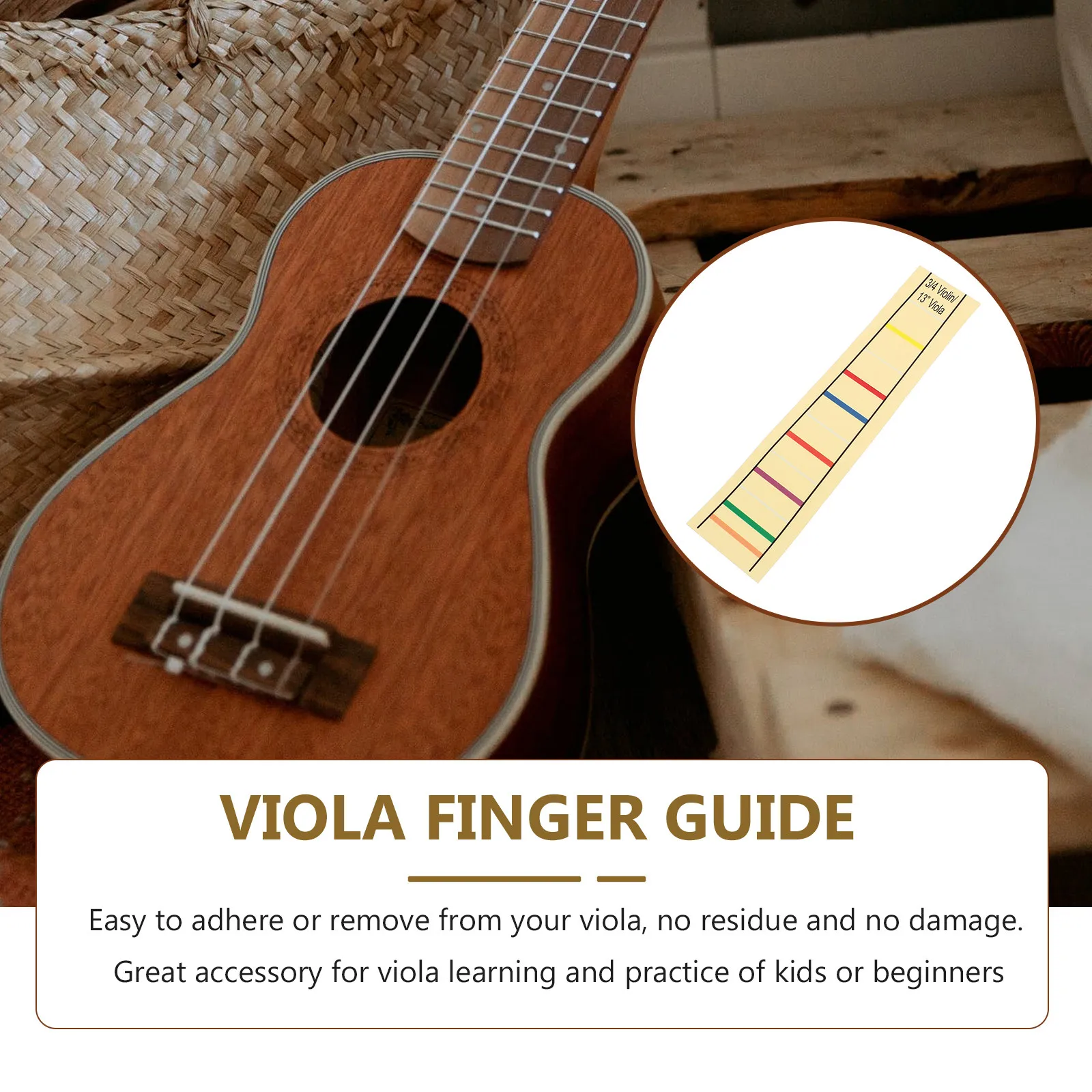13 Inch 3 4 Viola Fingerboard Sticker Paper Position Marker Self Adhesive Easy Remove Finger Guide for Beginners Learning