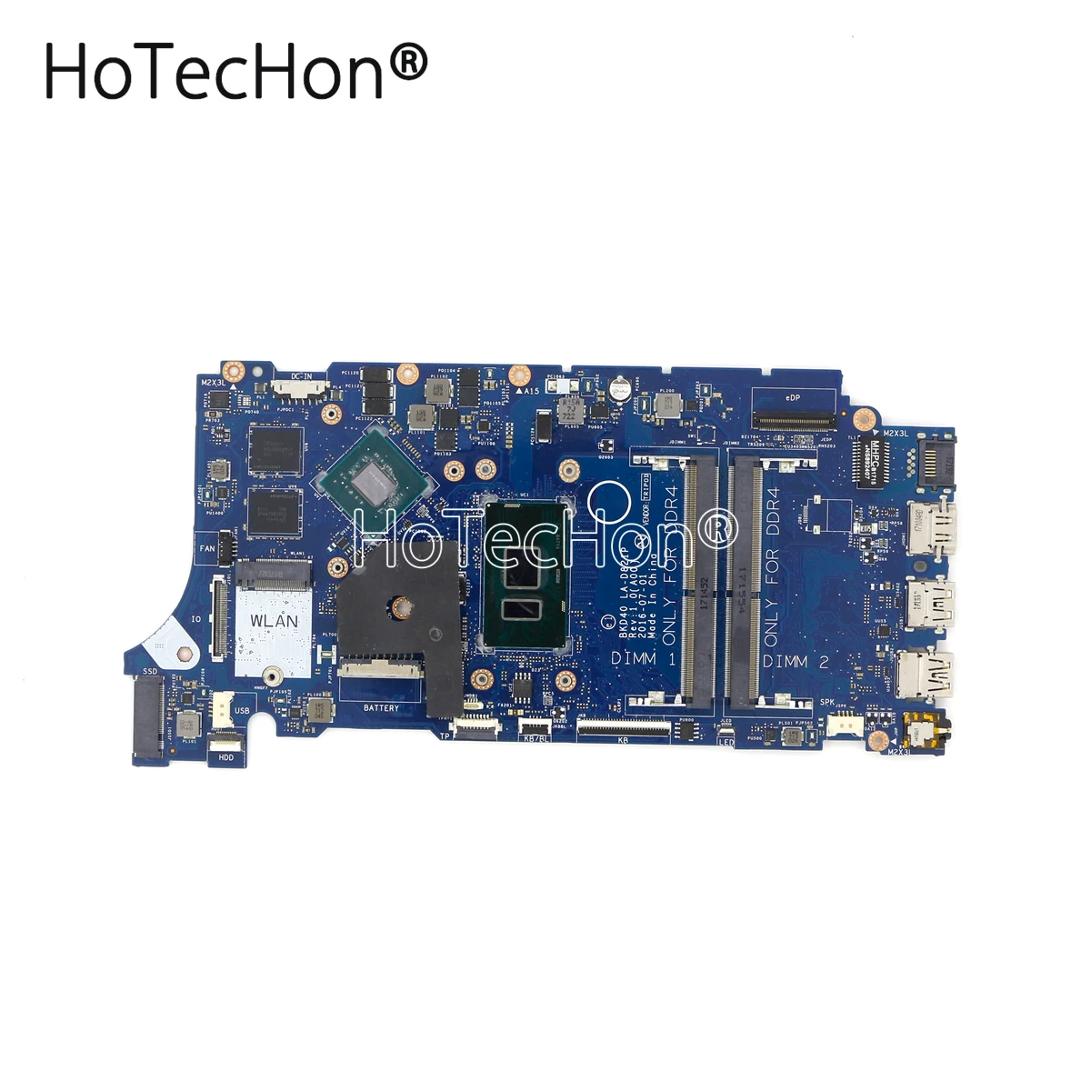 

JXYRN - Motherboard LA-D821P w/ i5-7200u + 940MX for Dell Inspiron 15 (7560) / 14 (7460)