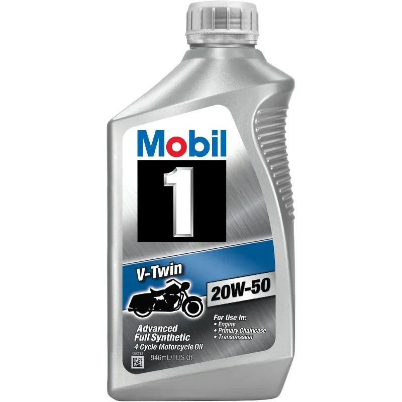 Best seller Mobil 1 96936 20W-50 V-Twin Synthetic Motocycle Motor Oil - 1 Quart (Pack of 6)