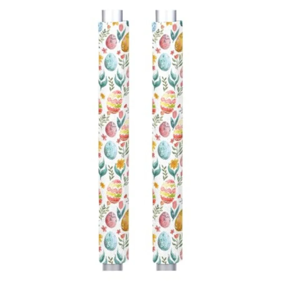 

Easter Refrigerator Door Handle Covers Set of 2, Eggs Fridge Handle Cover Washable Fridge Dishwasher Door Decor Protector Handl
