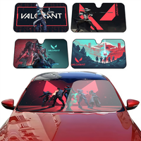 Classic Cool Games V-ValorantS Car SunShade Windscreen Cover Shade Car SunShade UV Rays Car Sun Visor Protector
