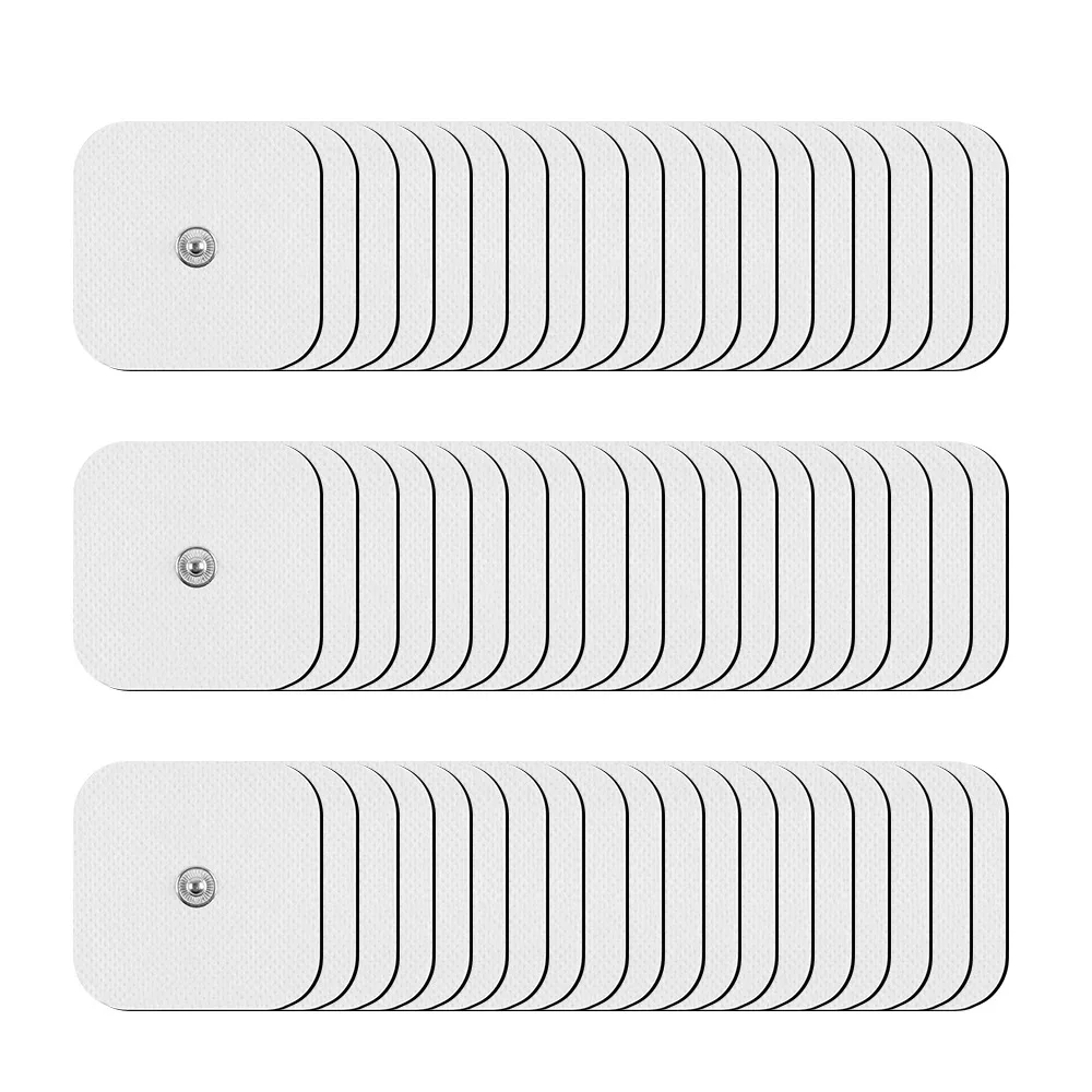 

10/20PCS 5x5cm Reusable Electrode Pads Gel Patch Tens Acupuncture EMS Patch For Physiotherapy Therapy Body Massager Replacement