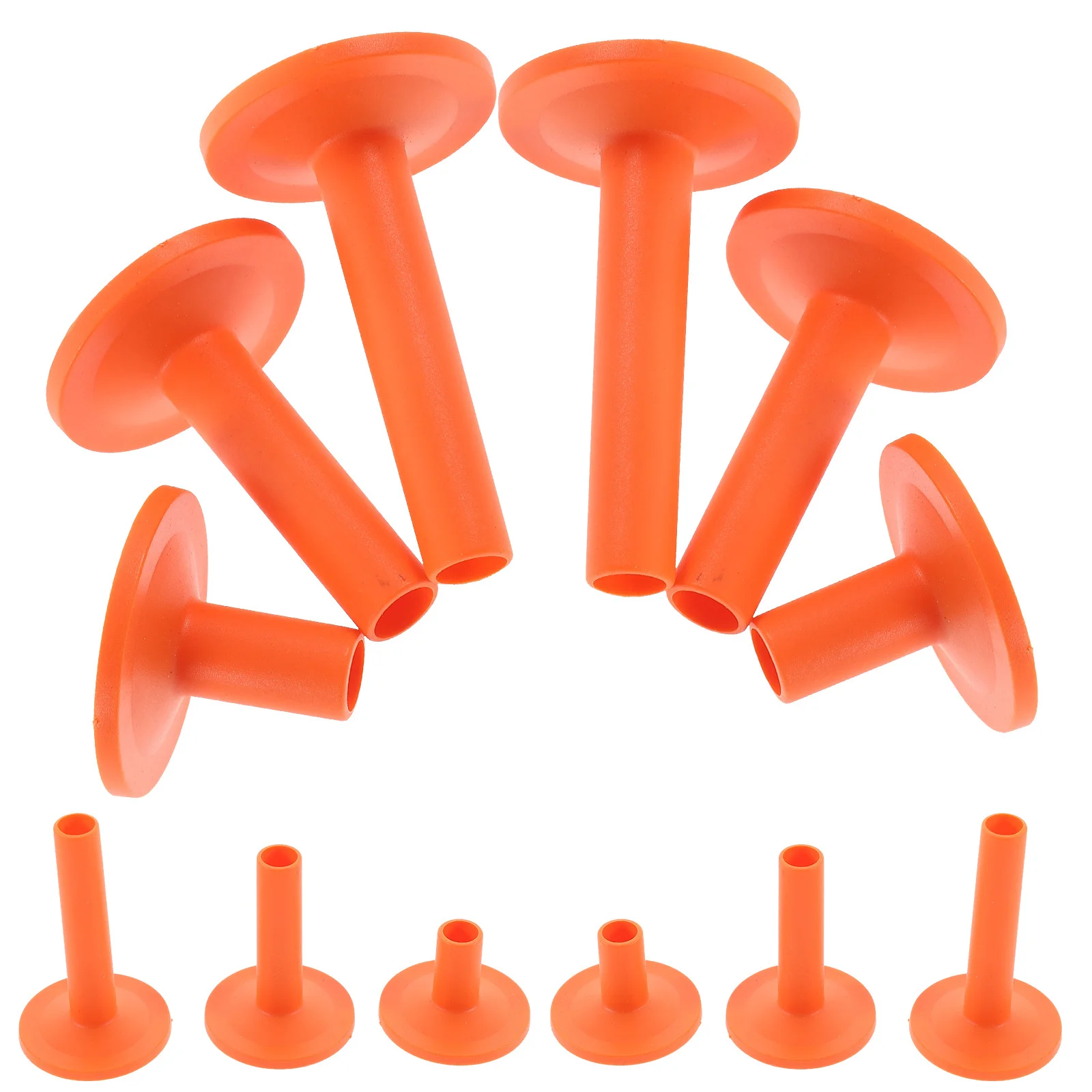 

12Pcs Drum Cymbal Sleeves Plastic Replacement Accessories Set Long Short Sizes Corrosion Resistant Cymbal Stand Drum Kit