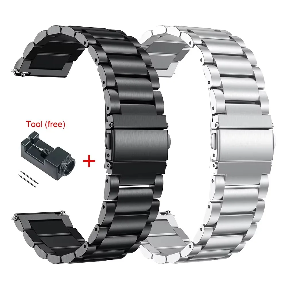 

Metal Watchband For Garmin Venu GarminMove 3 GarminActive S Vivoactive 4 4S Band Strap Stainless Steel Bracelet 18mm 20mm 22mm