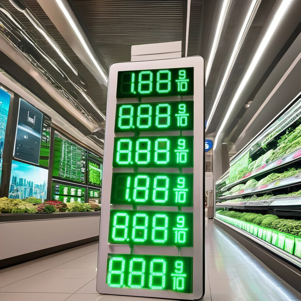 

IP65 Rated LED Screen Display and Sign Board Digital Poster Specification Best Price Outdoor Price Sign Digits Display