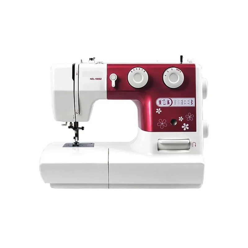 Heavy Duty 60W Sewing Machine with 8 Built-in Stitches Metal Frame Twin Needle Multifunctional Household Sewing Tool