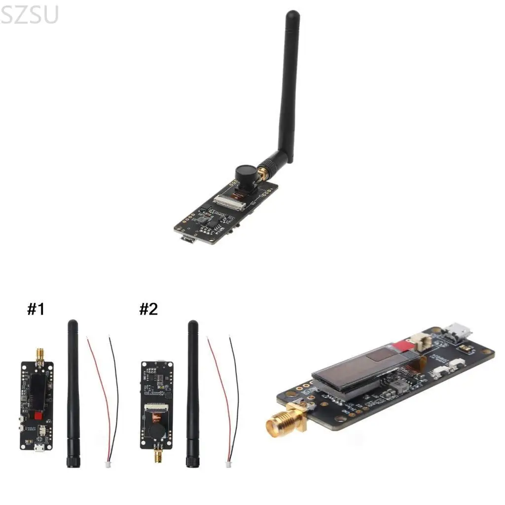 

SZSU TTGO T-Journal ESP32 Плата для разработки модуля камеры OV2640 Камера SMA Wi-Fi 3dbi Антенна 0,91 OLED Плата камеры Замена