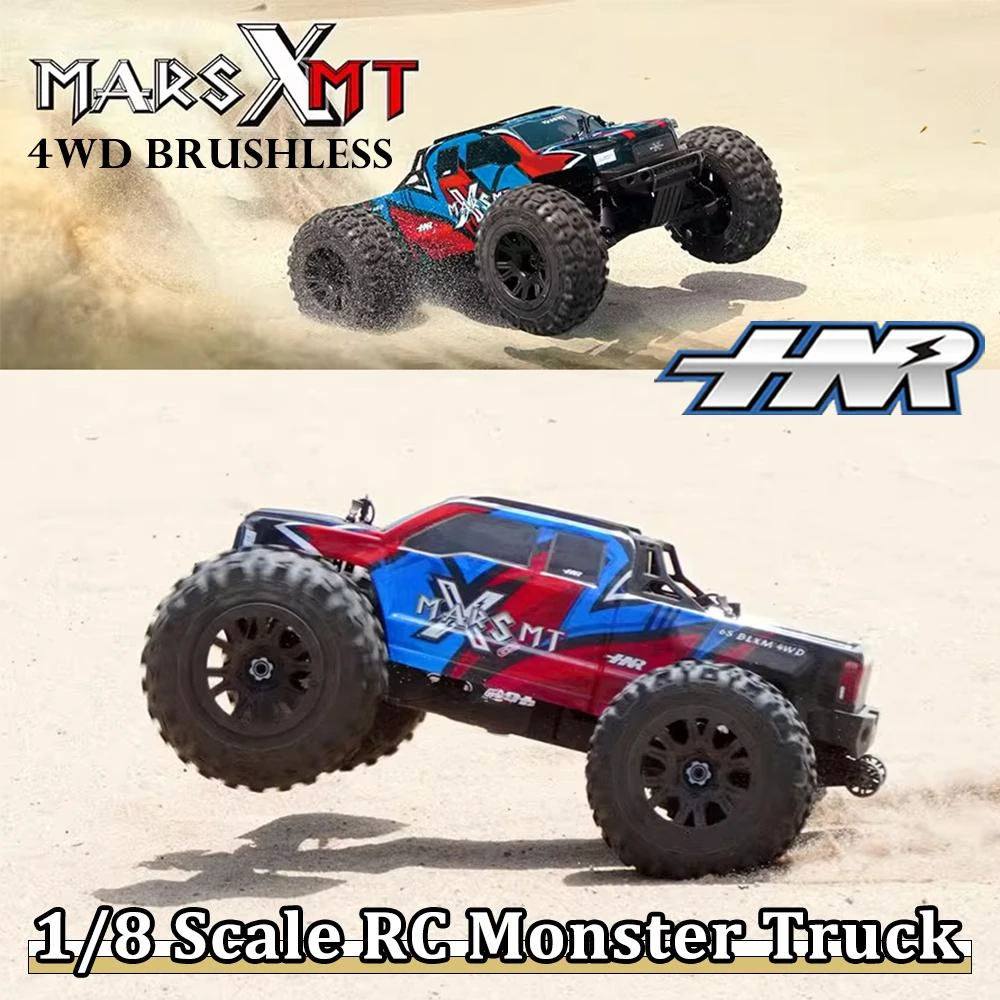 

HNR H9902 X-MARS MT 6S Бесщеточный 4WD RC Monster Truck 1/8 Электрический пульт дистанционного управления Модель автомобиля RTR Взрослые детские игрушки