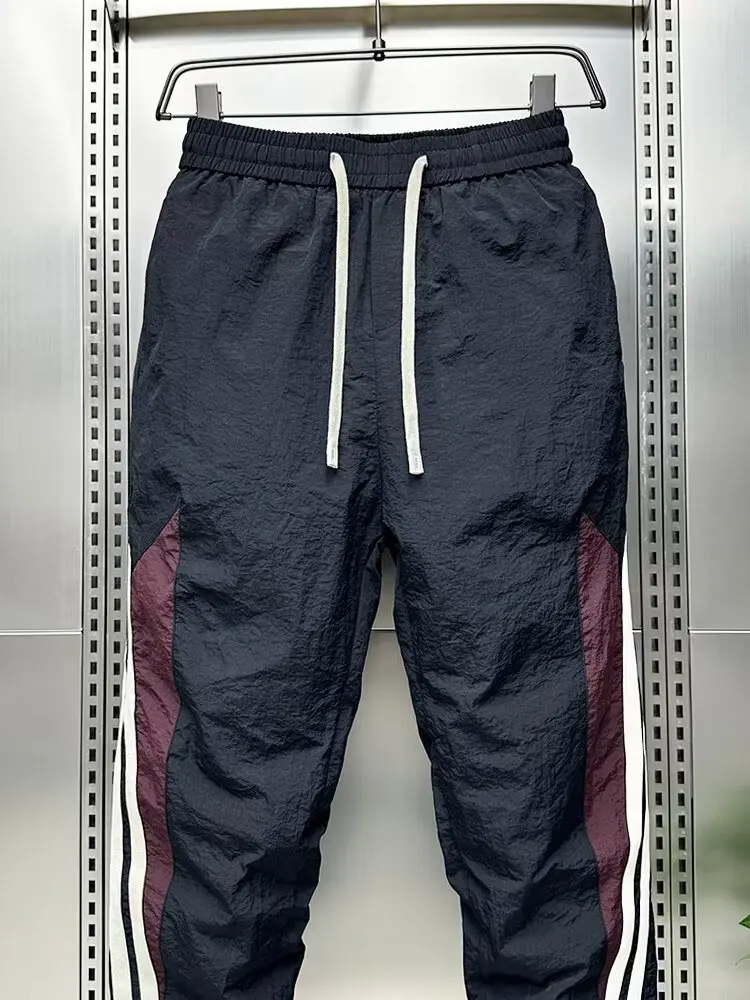 Männer Casual Gerade Bein Baggy Hiphop Sport Gym Hosen Für Männer Hosen Lose Trendy Hong Kong Stil Herren Jogger Kleidung – Detail 8