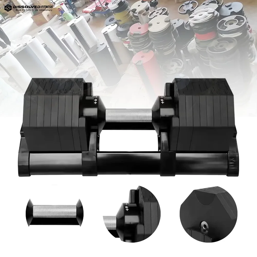 

New Design Gym Fitness Free Weights Equipment Fitness Dumbbells Set Dumbbells 32 kg 80lb Adjustable Dumbbell Set