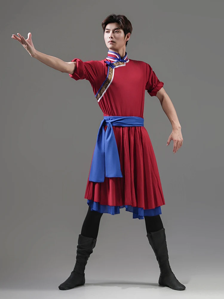 nuevo-traje-de-danza-mongol-para-hombre-ropa-Etnica-y-azul-traje-para-actuaciones-en-escenario-practica-de-examenes-a