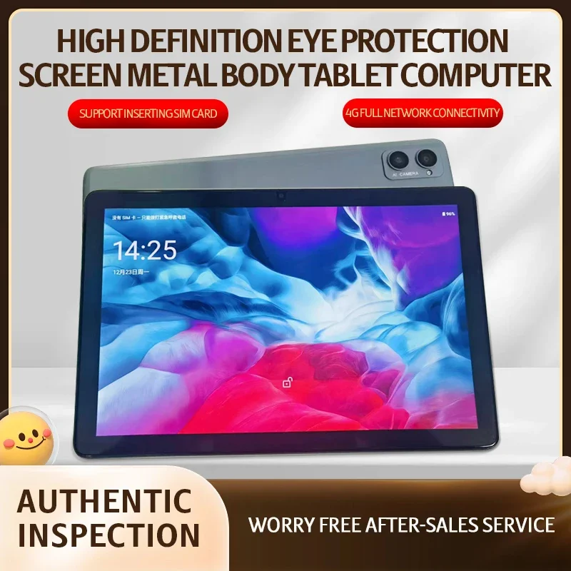 

2024 Brand New 10.1-inch Tablet Pad with SIM Card Slot Full Network 4G Support High-Speed WiFi for Study Office Entertainment