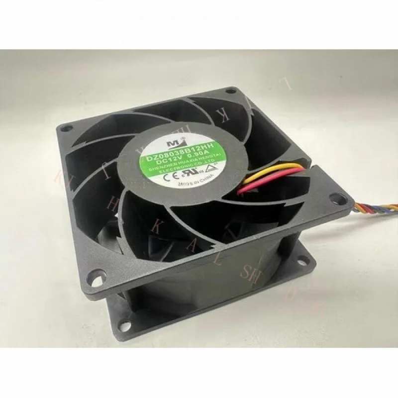 

N НОВЫЙ ДЛЯ DZ08038B12HH DC12V 0,90A 8038 80*38 мм Охлаждающий вентилятор