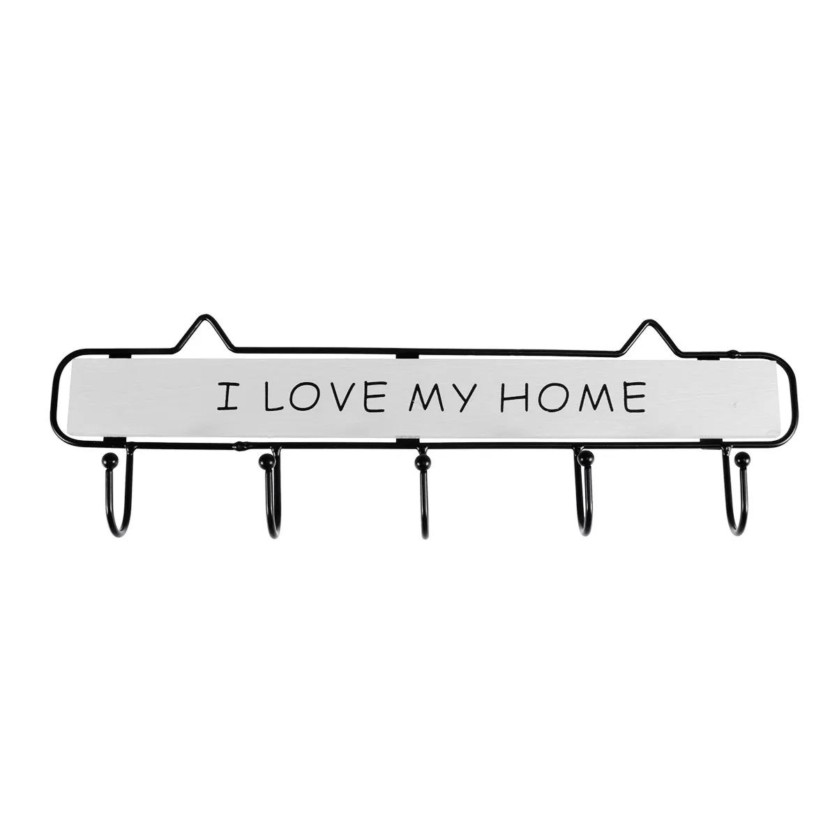 1Pcs Vintage Style Wall Hooks Premium Iron Wood Mix Material Heavy Duty Decorative Hooks for Living Room Kitchen Bedroom Library
