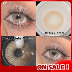 UYAAI-lentes de contacto de 2 piezas, lentillas de colores para maquillaje de ojos, vestido de luz Polar, fiesta anual, estilo de belleza de moda