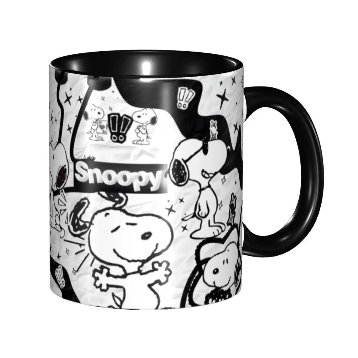 

Кофейные кружки Snoopys с героями мультфильмов Kawaill Dogs, забавные чайные чашки для спальни