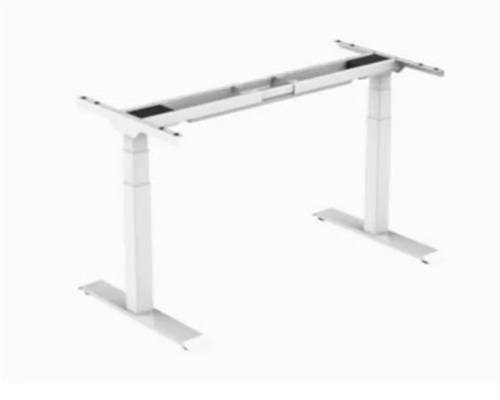 Electric Control Motorised Rising Adjustable Standing Desk Metal Frame Mechanism Accessories 2 Leg Single Motor