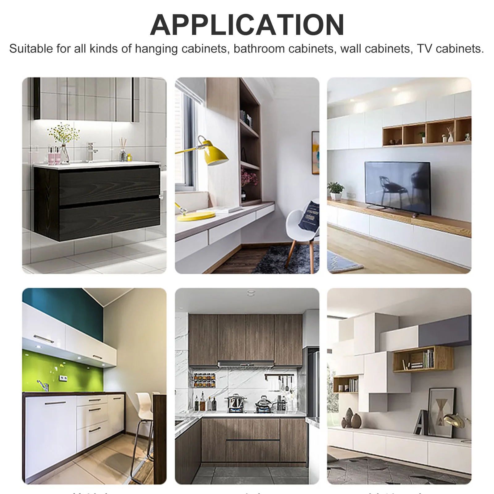 

1 Set Heavy Duty Hidden Hanging Bracket For Cabinet Wall Mount Rust Resistant Thickened Corner Brackets For Kitchen Bathroom