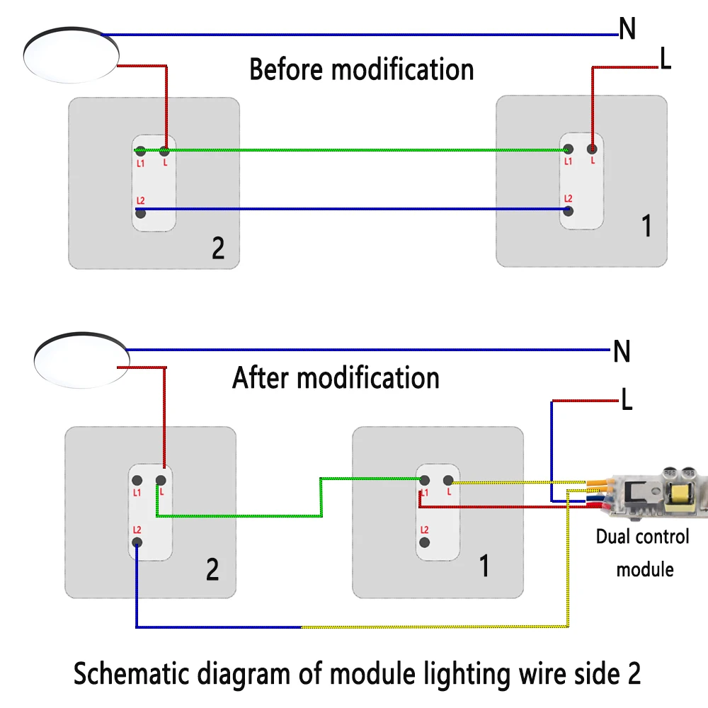Inteligente WiFi Módulo Interruptor de Relé, Controle Remoto Luz sem fio, Protocolo Mesh para Smart Home Automation, 220V