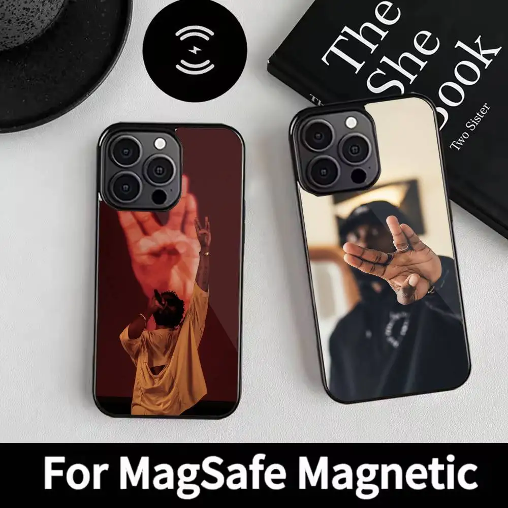 

singer D-Damso Smog Phone Case For iPhone 17,16,15,14,13,12,Plus,Pro,Max for Magsafe Magnetic Wireless Charging