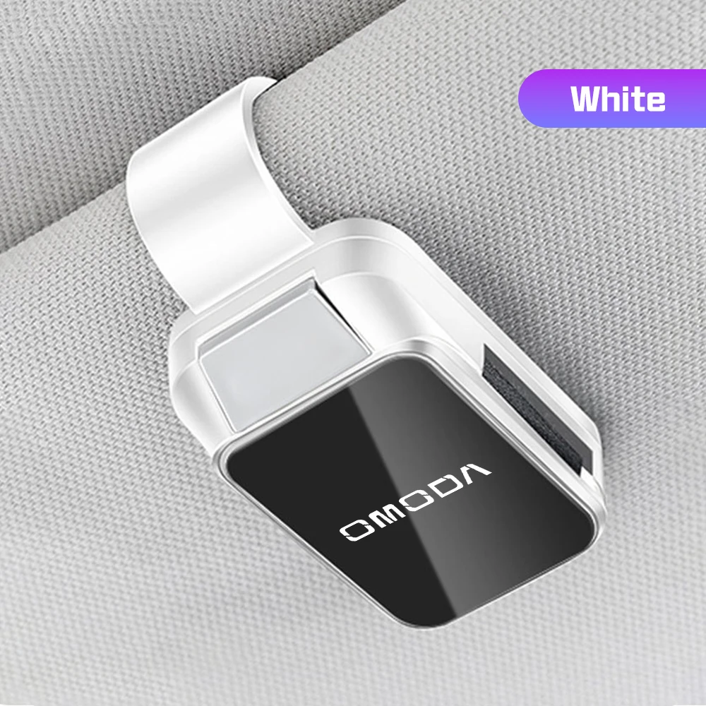 Car ABS Visor Glasses Clip One-hand Press For Chery Omoda 5 9 FX C5 E5 C9 EV PHEV Series Sunglasses Hanger Clip Auto Accessories