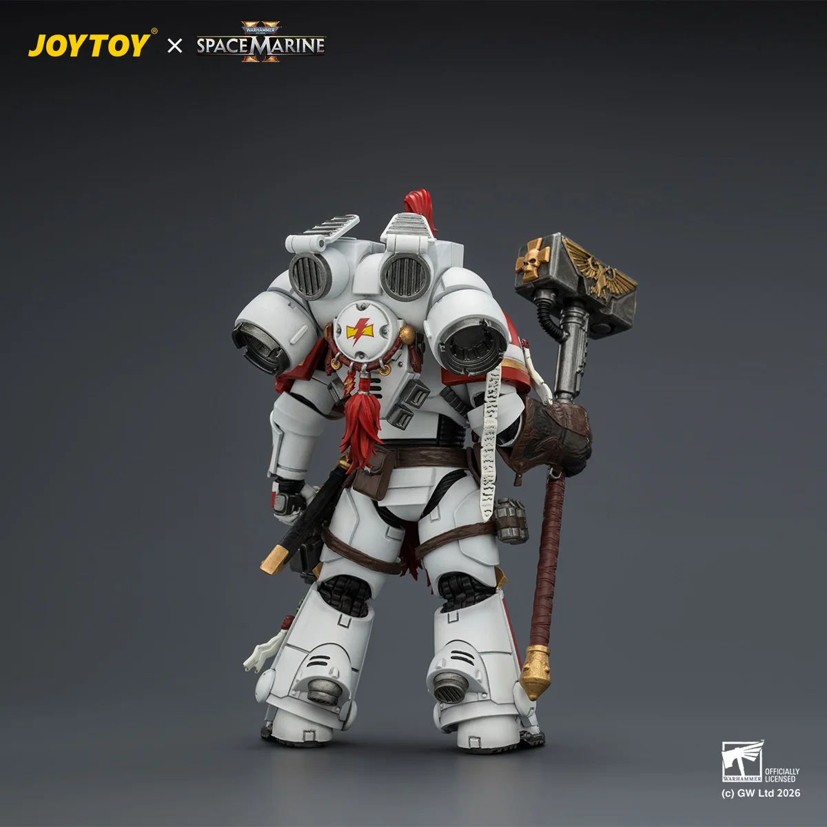 

【Pre Sale】JOYTOY 1/18 Action Figure Warhammer 40000 Game Edition White Scars Assault Intercessor Champion Toy