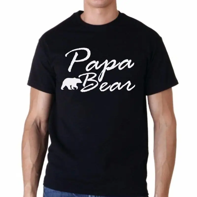 

Футболка Papa Bear 3, для него, дня отца, дня рождения, папы, папы, отца