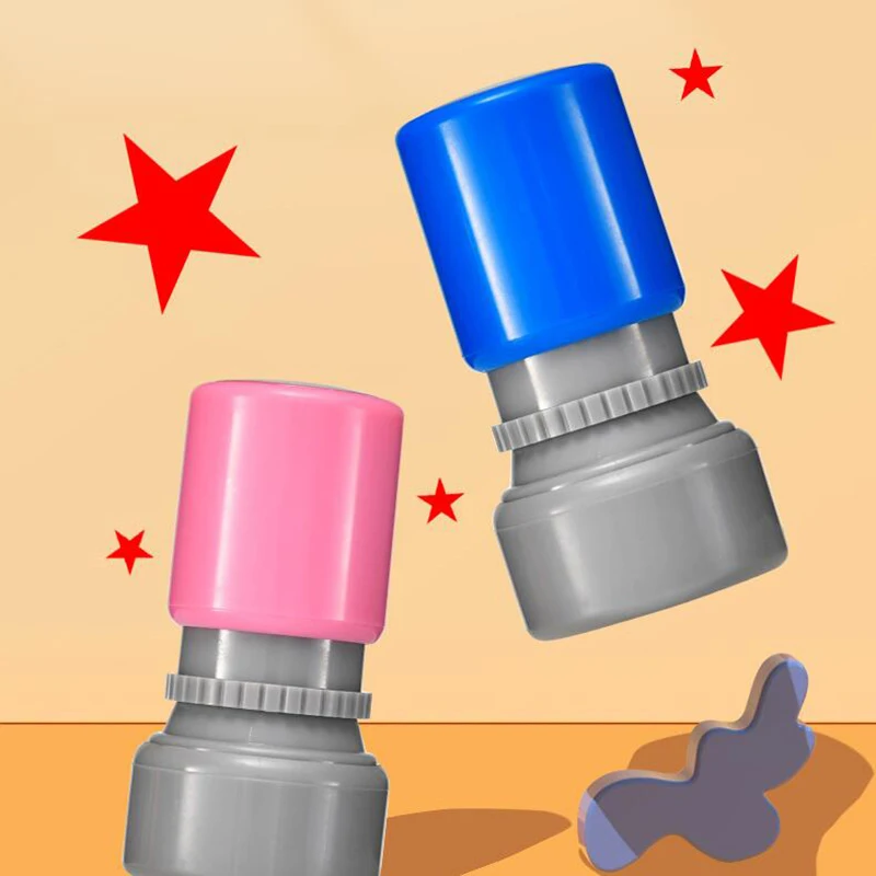 ختم أحمر بنجمة خماسية لمعلمي المدارس والاستخدام العائلي ، الحبر الأوتوماتيكي ، جائزة التدريس للأطفال #4