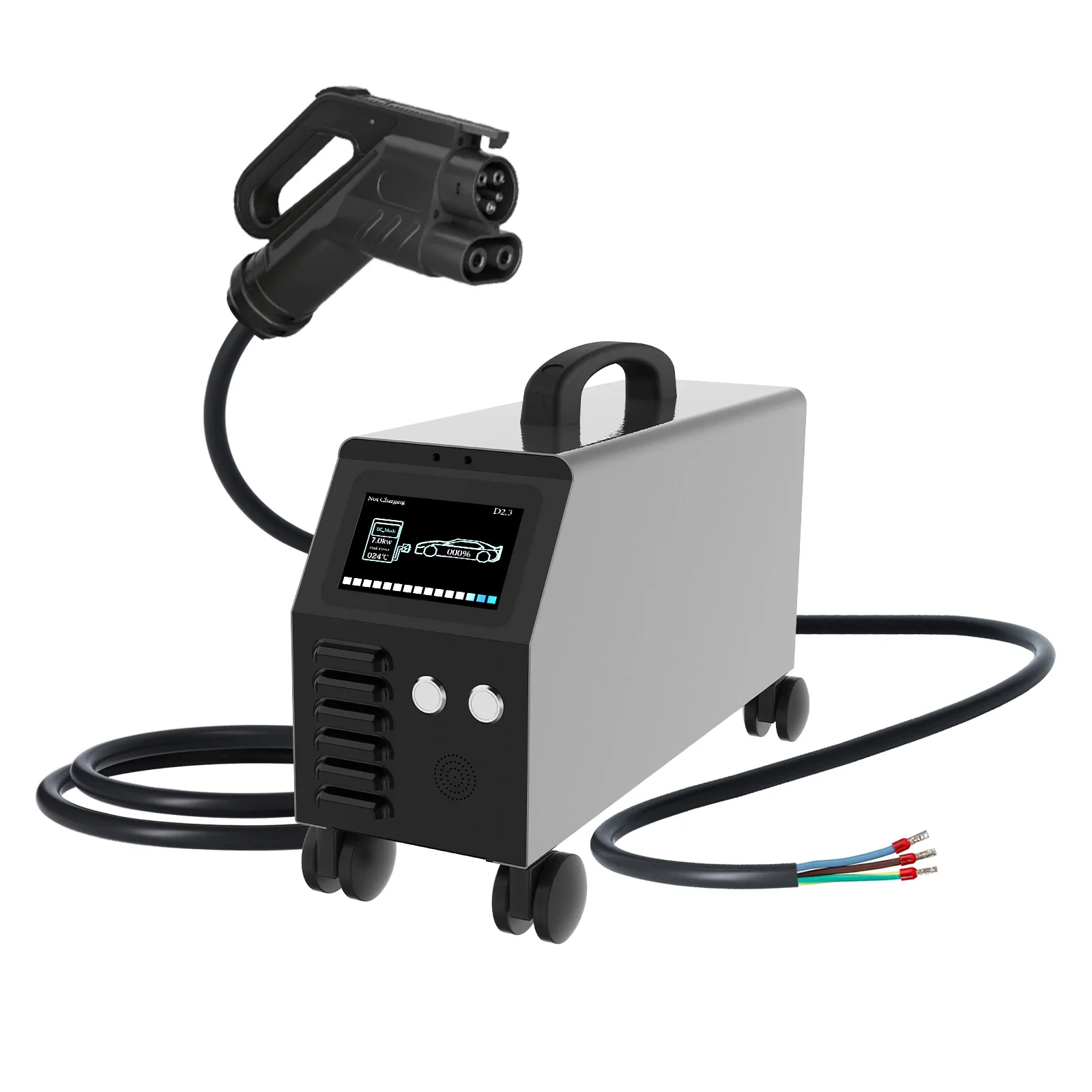 DC fast charging pile, wall-mounted charging case with intelligent temperature control, car charging station
