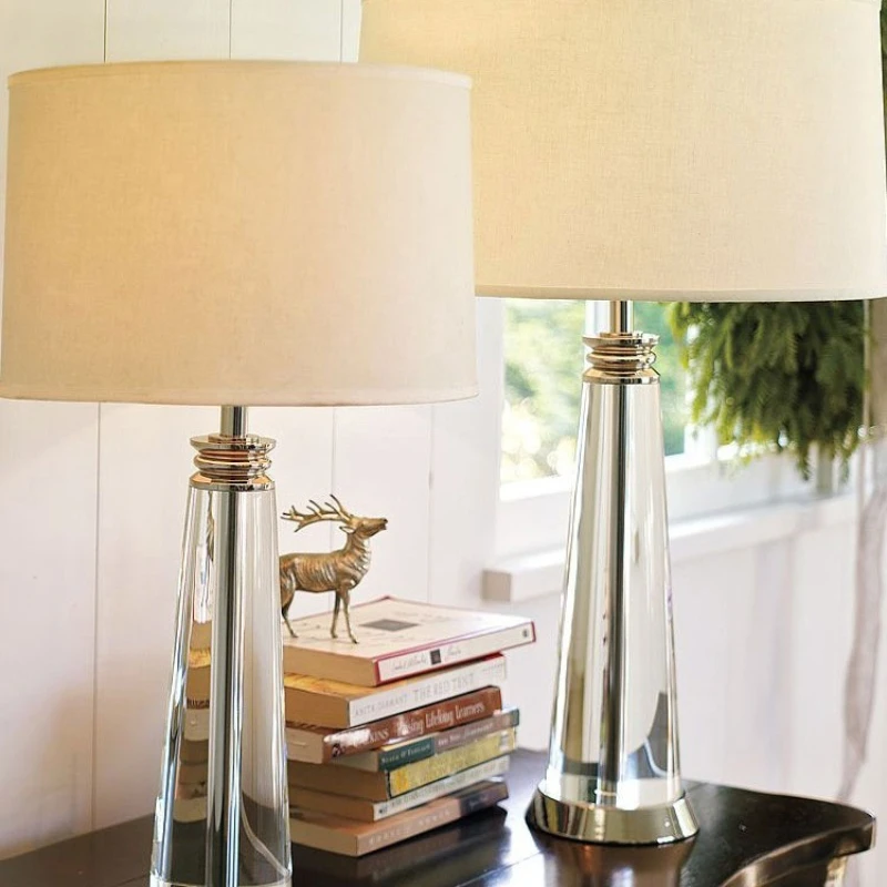 

Nordic crystal table lamp decorative table lamp bedroom bedside creative living room study hotel