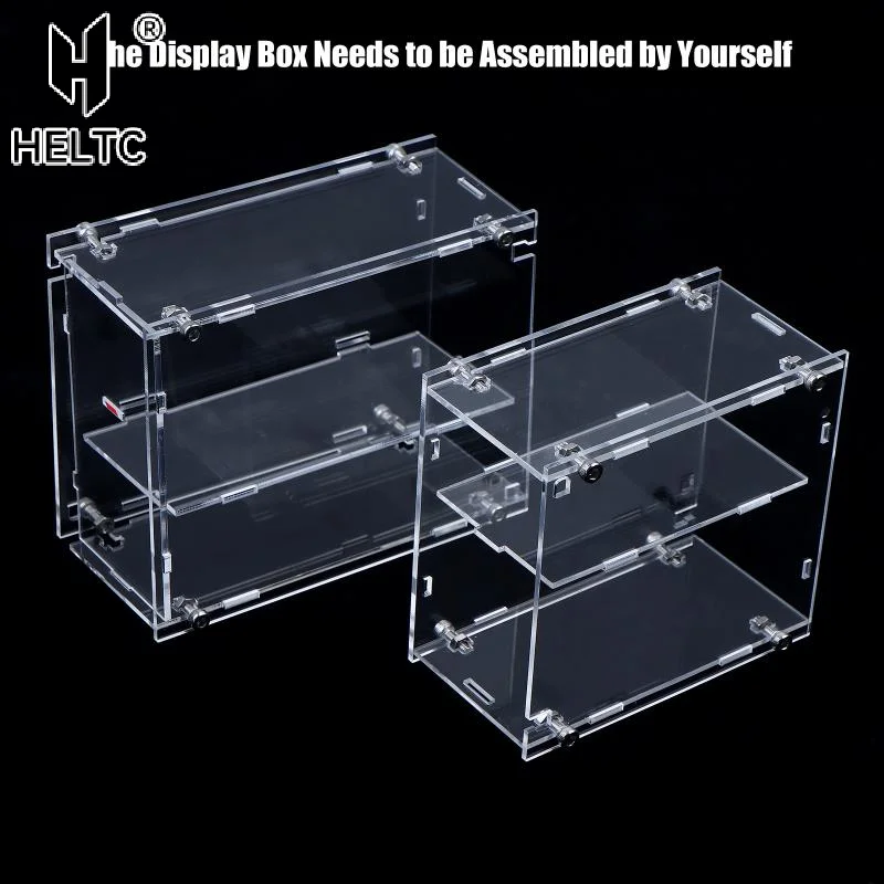 1/64 Model Cars Acrylic Display Case Fit For Mini Size MiniGT Tomica Assembled Dust Proof Box Cabinet Toy Vehicles