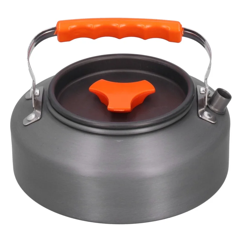 

1.1L Portable Aluminium Alloy Water Kettle Teapot Coffee Pot Outdoor Camping Supplies