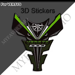 3D motosiklet Sticker çıkartma yağ yakıt tankı Pad koruyucu kılıf için Kawasaki VERSYS 1000 SE LT gövde bagaj kılıfları yan koruyucu