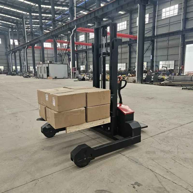 1500kg 2000kg Stacker Pallet Listrik Luar Ruangan Forklift Medan Kasar untuk Lokasi Konstruksi dan Jalan yang Berat